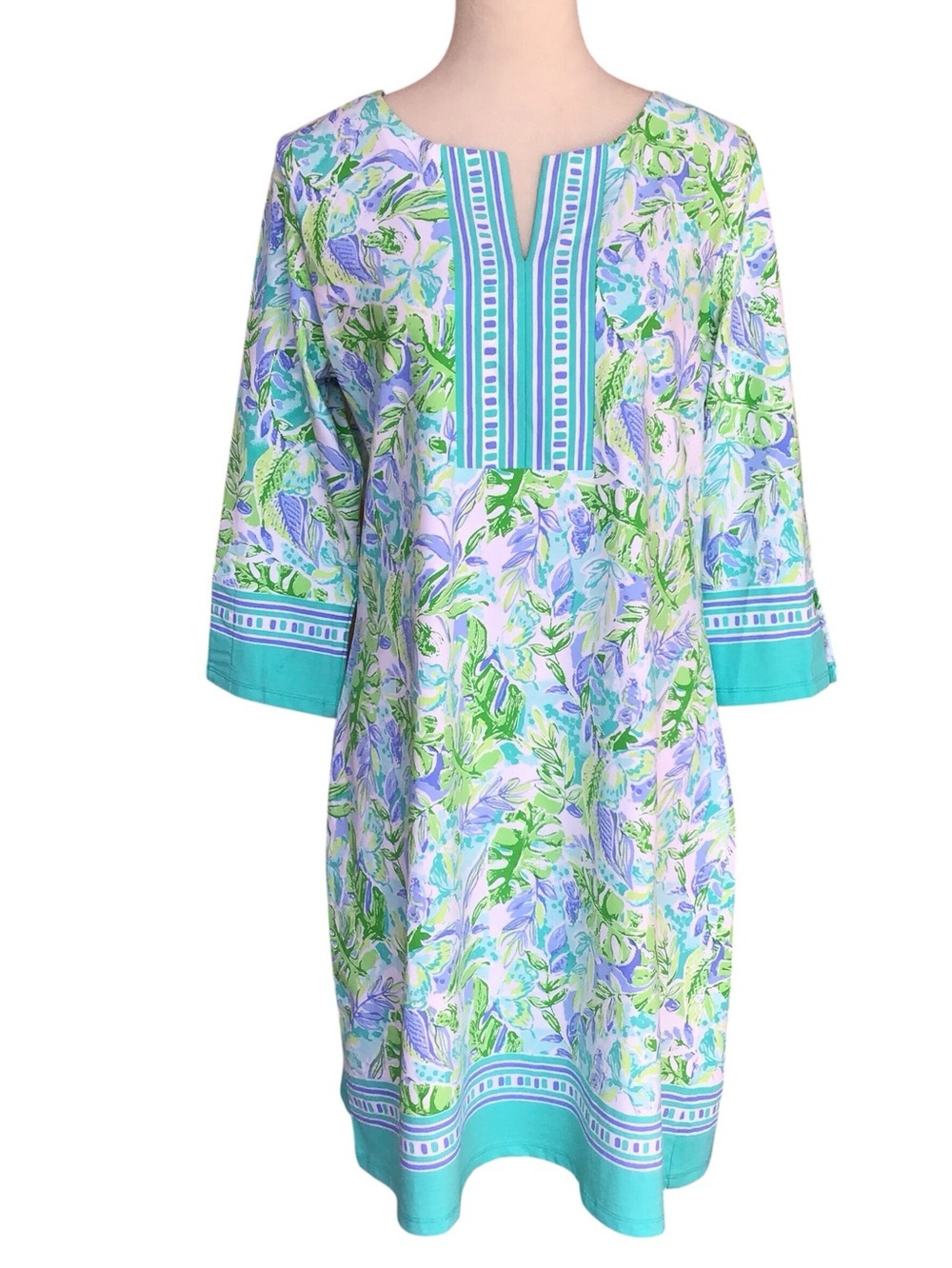 Barbara Erickson Floral Tunic Dress